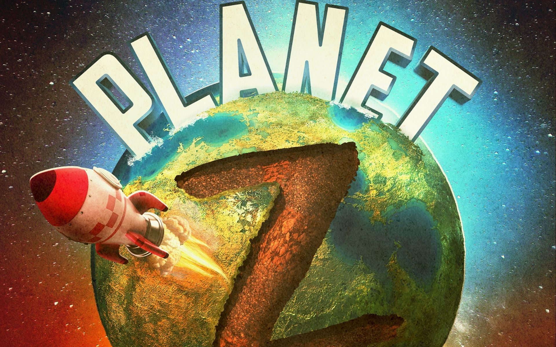 Graphic image of a planet with a rocket ship taking off with the text, ‘planet Z’. Join us for this performance on May 31st-June 5th