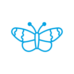 Icon of a butterfly