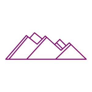 Icon of mountain range