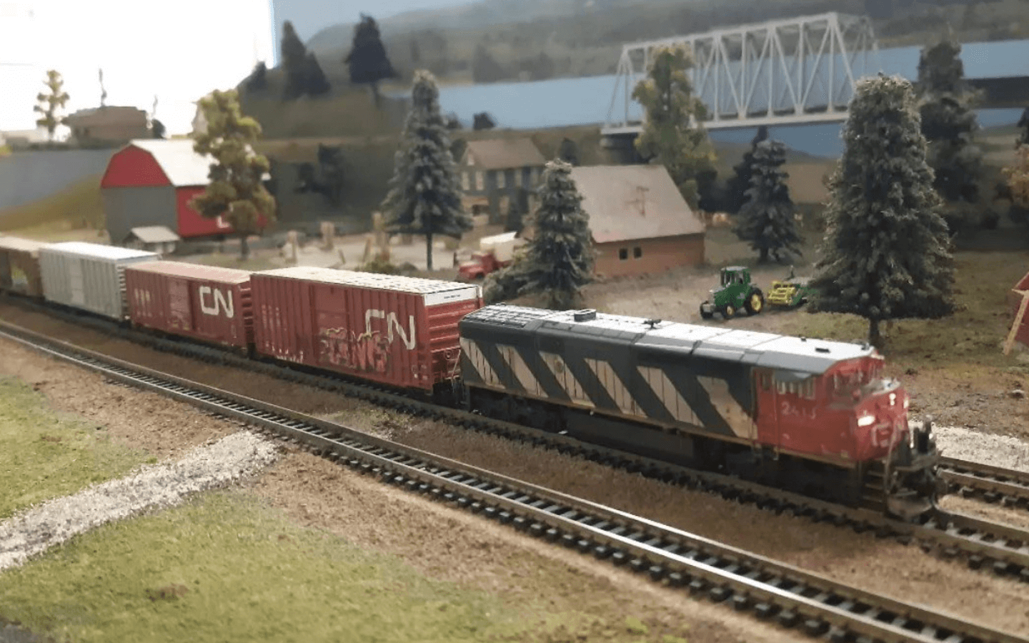 An image of a modular train with the