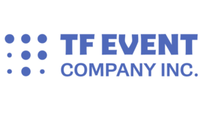 Logo for TF Event company.